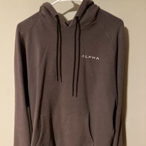 Men's Alpha Hoodie Charcoal Grey Extra Large